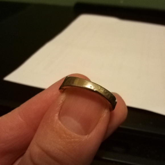 Vintage WWJD Gold Ring Unisex - Picture 7 of 9